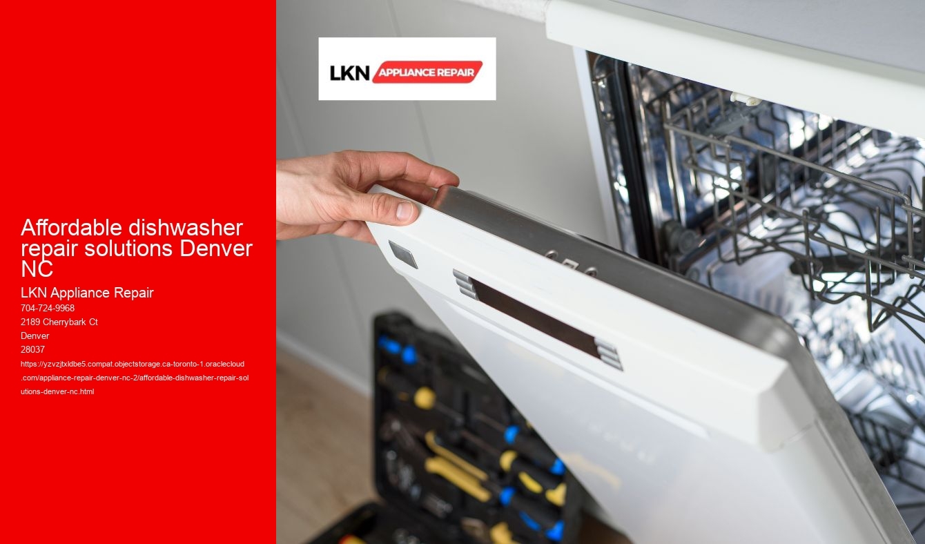 Affordable dishwasher repair solutions Denver NC