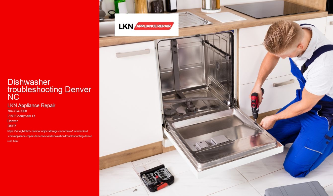 Dishwasher troubleshooting Denver NC