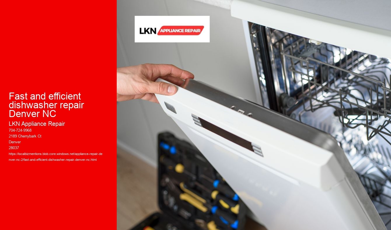 Fast and efficient dishwasher repair Denver NC