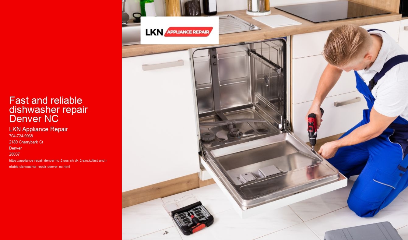 Fast and reliable dishwasher repair Denver NC